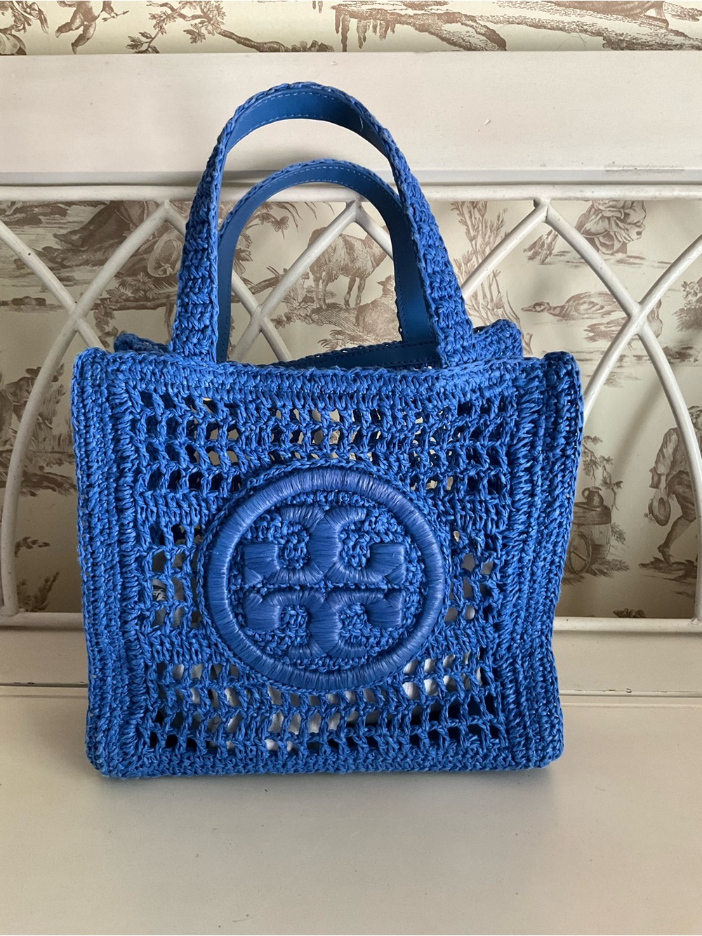Tory Burch Mini Ella Hand-Crocheted Tote